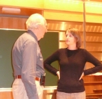 Clive Robbins with  Anne Osinski, music therapy student from France, University Montpellier