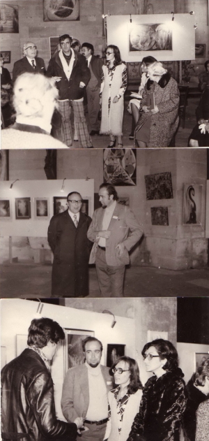 Three small pictures with the exhibition Music and painting: The musicalist
painters