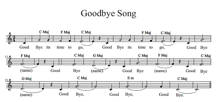 Goodbye song