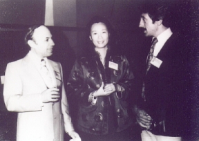 Marian Sung, Alexander Reichman, and another person