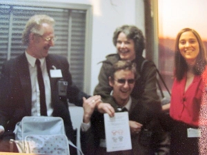 from left to right: Otto Moll (Germany), Auriel Warwick, Tony Wigram and Barbara Hesser (USA)