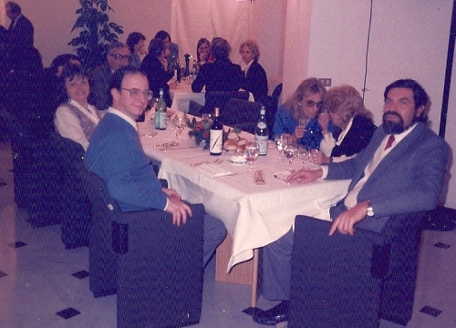 Dinner at the 5th World Congress of Music Therapy.