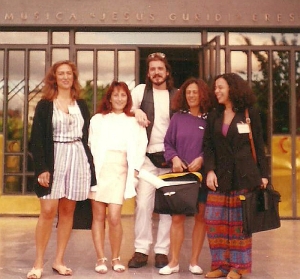From left to right, Silvia Jensen, Patricia Sabbatella, Gustavo Rodríguez Espada, Juni Pezzone, Gabriela Paterlini