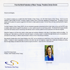 conference programe welcome page