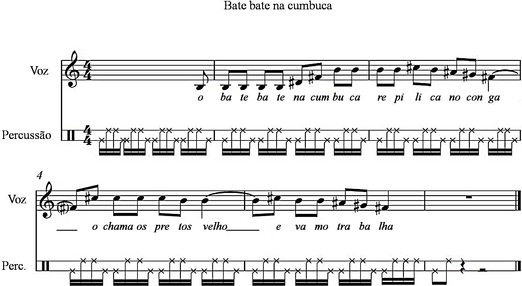 Sheet 4. Incorporation ponto: Bate Bate na cumbuca